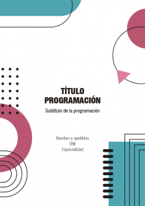 Plantillas para hacer de tu programación lo más del momento – El pupitre de  Pilu